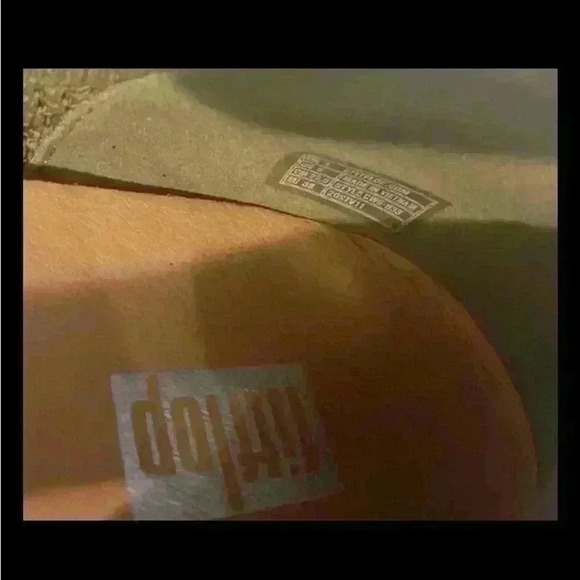 Fitflop EUC Allegro Tonal Knit Ballet Flats Shoes Green SZ 9 - Picture 6 of 6